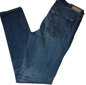 AG Adriano Goldschmidt The Primary Mid Rise Cigarette Jeans Size 29